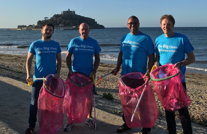 Marazion litter pick 